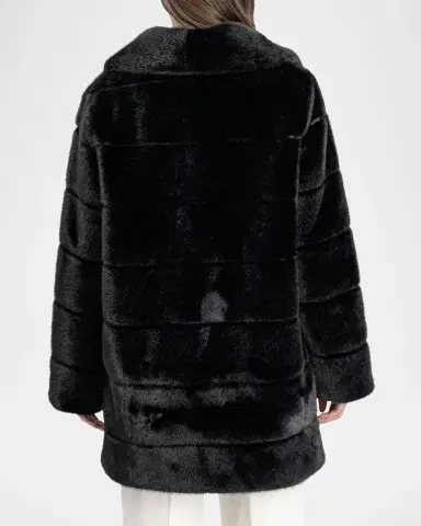 Lyla Grant Fur-Free Quilted Faux Mink Coat | Thumbnail 3 Lyla Grant Fur-Free Quilted Faux Mink Coat | Thumbnail 3