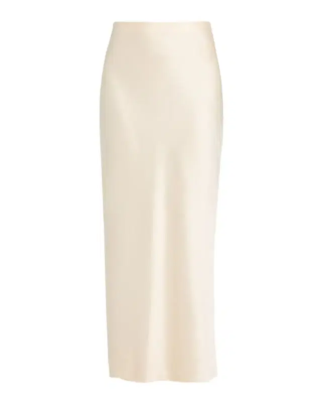 Vince Satin Bias Skirt