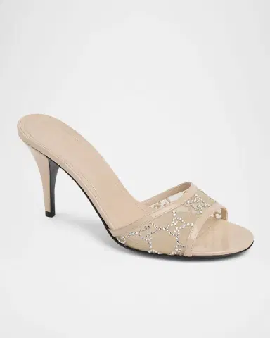 Gucci Erin Jeweled Leather Stiletto Sandals | Thumbnail 3 Gucci Erin Jeweled Leather Stiletto Sandals | Thumbnail 3