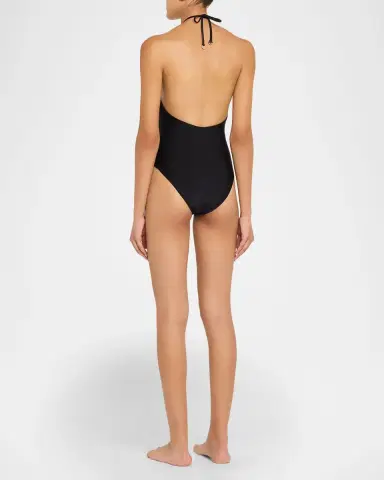 Ramy Brook Nia Cutout Halter One-Piece Swimsuit | Thumbnail 3 Ramy Brook Nia Cutout Halter One-Piece Swimsuit | Thumbnail 3