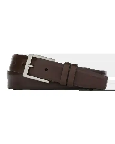 W. Kleinberg Men's Semi-Matte Calf Leather Belt | Thumbnail 2