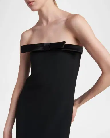 Tom Ford Bow Strapless Column Gown | Thumbnail 5 Tom Ford Bow Strapless Column Gown | Thumbnail 5