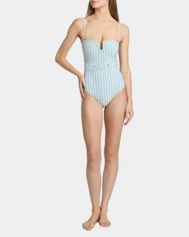 SIMKHAI Noa Bandeau One-Piece Swimsuit | Thumbnail 2