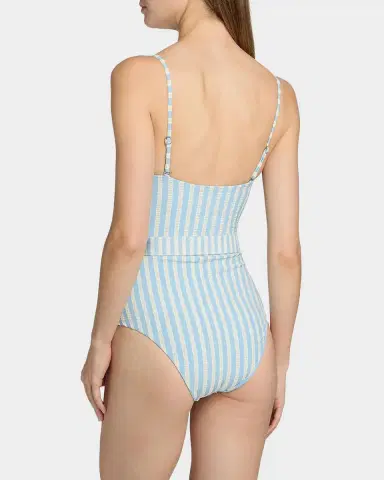 SIMKHAI Noa Bandeau One-Piece Swimsuit | Thumbnail 3