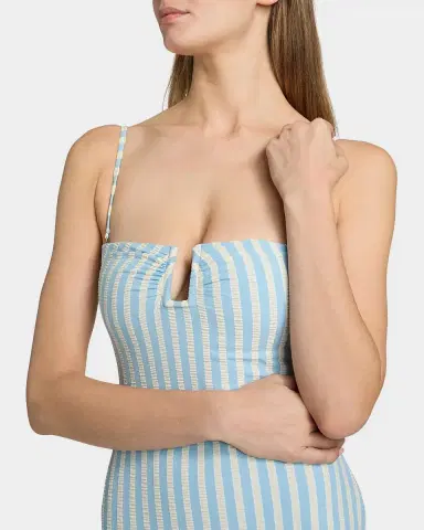SIMKHAI Noa Bandeau One-Piece Swimsuit | Thumbnail 5