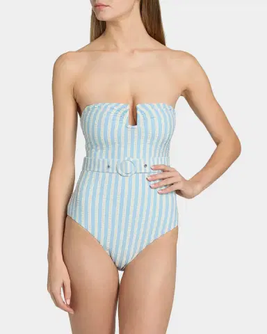 SIMKHAI Noa Bandeau One-Piece Swimsuit | Thumbnail 7