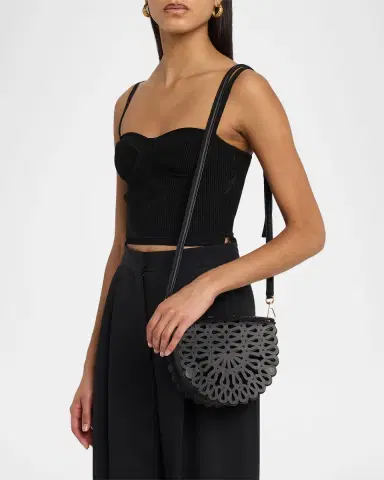 Simkhai McCall Laser Cutout Leather Crossbody Bag | Thumbnail 2
