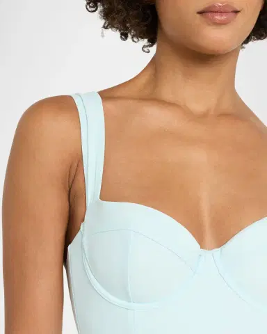 SIMKHAI Kyle Bustier One-Piece Swimsuit | Thumbnail 4
