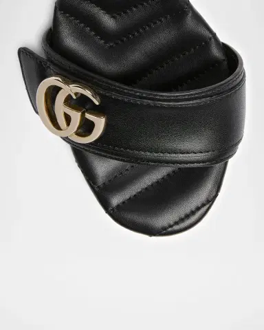 Gucci 95mm GG Marmont Leather Platform Sandals | Thumbnail 5 Gucci 95mm GG Marmont Leather Platform Sandals | Thumbnail 5