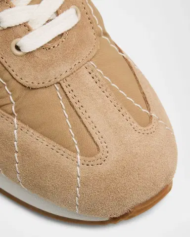 TOTEME Suede Retro Runner Sneakers | Thumbnail 5