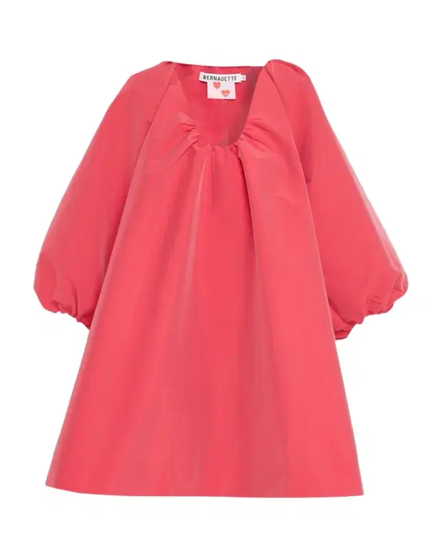 BERNADETTE George Gathered Taffeta Mini Dress