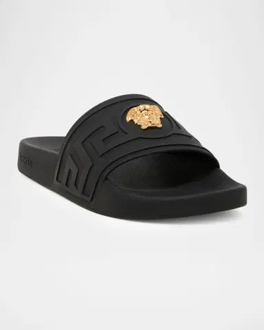 Versace Men's La Medusa Pool Slides | Thumbnail 2