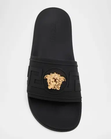 Versace Men's La Medusa Pool Slides | Thumbnail 5