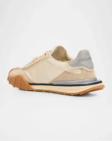 Dolce & Gabbana DG Cushion Nylon and Leather Low-Top Sneakers | Thumbnail 2 Dolce & Gabbana DG Cushion Nylon and Leather Low-Top Sneakers | Thumbnail 2