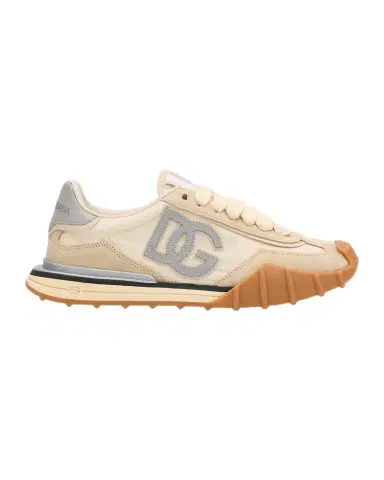 Dolce & Gabbana DG Cushion Nylon and Leather Low-Top Sneakers | Thumbnail 1 Dolce & Gabbana DG Cushion Nylon and Leather Low-Top Sneakers | Thumbnail 1