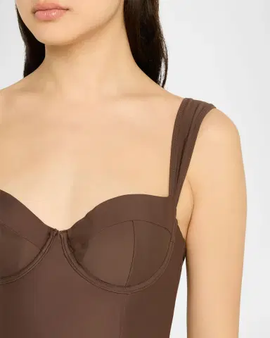 Simkhai Kyle Bustier One-Piece Swimsuit | Thumbnail 4 Simkhai Kyle Bustier One-Piece Swimsuit | Thumbnail 4
