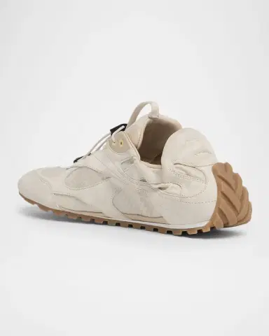 Bottega Veneta Orbit Suede Mesh Low-Top Sneakers | Thumbnail 4