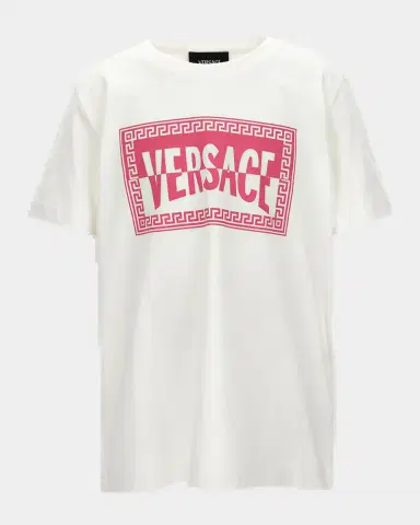 Versace Girl's '90s Vintage Logo Short-Sleeved T-Shirt | Thumbnail 2