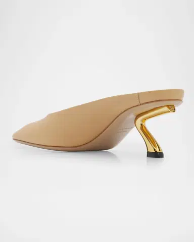 Ferragamo 55mm Safi Leather S-Shaped Heel Mules | Thumbnail 2 Ferragamo 55mm Safi Leather S-Shaped Heel Mules | Thumbnail 2