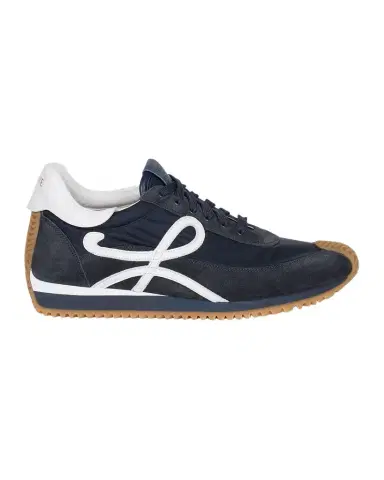 Loewe Men's Flow Runner Nylon and Suede Sneakers | Thumbnail 1