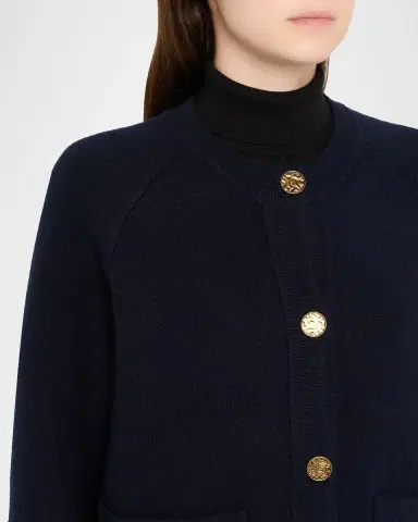 TOTEME Hammered Button Cardigan | Thumbnail 5 TOTEME Hammered Button Cardigan | Thumbnail 5