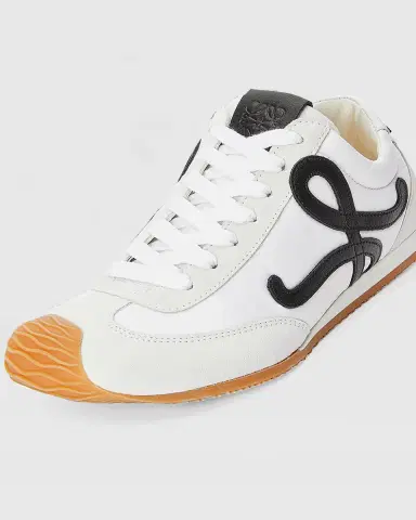 Loewe Men's Ballet Runner 2.0 Nylon & Calfskin Sneakers | Thumbnail 4 Loewe Men's Ballet Runner 2.0 Nylon & Calfskin Sneakers | Thumbnail 4
