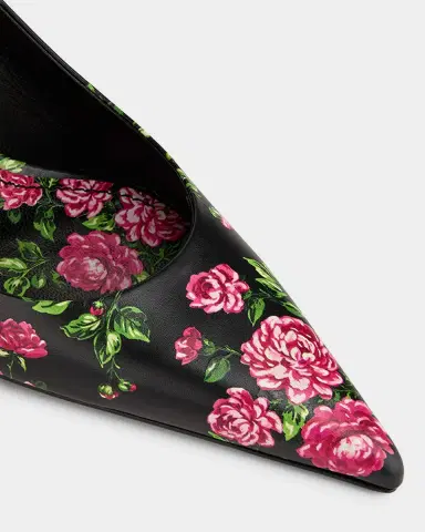 Dolce & Gabbana 60mm Cutout DG Floral Leather Mule Sandals | Thumbnail 5 Dolce & Gabbana 60mm Cutout DG Floral Leather Mule Sandals | Thumbnail 5
