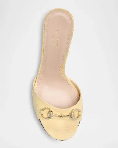 Gucci 85mm Erin GG Monogram Canvas Mules | Thumbnail 5 Gucci 85mm Erin GG Monogram Canvas Mules | Thumbnail 5