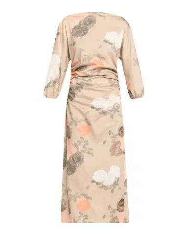 BERNADETTE Ezra Floral-Print Ruched 3/4-Sleeve Maxi Dress | Thumbnail 1 BERNADETTE Ezra Floral-Print Ruched 3/4-Sleeve Maxi Dress | Thumbnail 1