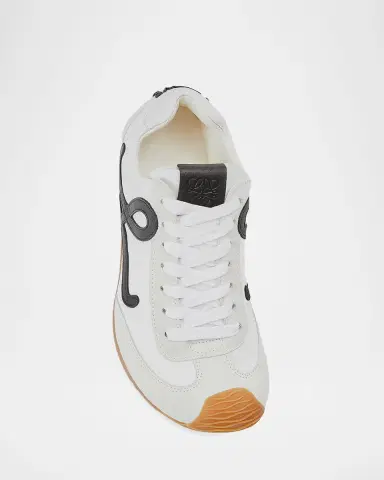 Loewe Men's Ballet Runner 2.0 Nylon & Calfskin Sneakers | Thumbnail 4 Loewe Men's Ballet Runner 2.0 Nylon & Calfskin Sneakers | Thumbnail 4