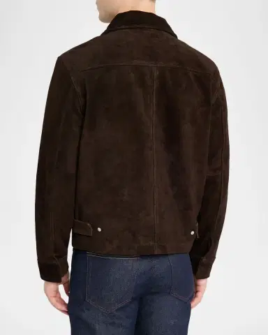 Joe 's Jeans Men 's Suede Full-Zip Jacket | Thumbnail 3