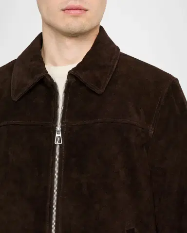 Joe 's Jeans Men 's Suede Full-Zip Jacket | Thumbnail 5