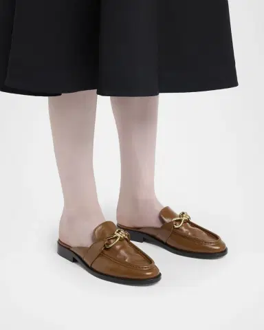 Bottega Veneta Astaire Knot Leather Loafer Mules | Thumbnail 2