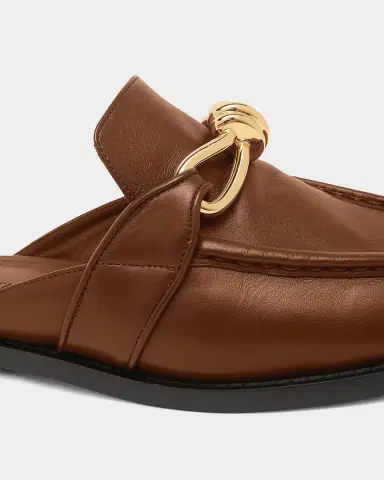 Bottega Veneta Astaire Knot Leather Loafer Mules | Thumbnail 5