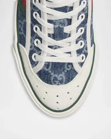 Gucci Tennis 1977 GG Denim Low-Top Sneakers | Thumbnail 5 Gucci Tennis 1977 GG Denim Low-Top Sneakers | Thumbnail 5