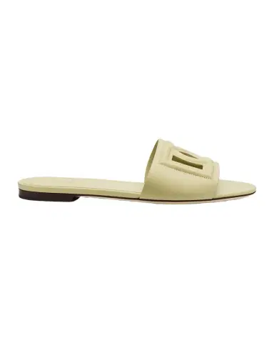 Dolce & Gabbana Cutout DG Flat Slide Sandals | Thumbnail 1