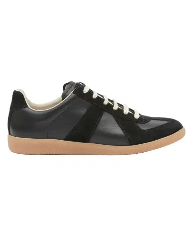 Maison Margiela Men's Replica Leather Low-Top Sneakers | Thumbnail 1 Maison Margiela Men's Replica Leather Low-Top Sneakers | Thumbnail 1