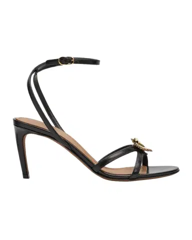 Dolce & Gabbana 75mm DG Heart Leather Sandals | Thumbnail 1 Dolce & Gabbana 75mm DG Heart Leather Sandals | Thumbnail 1