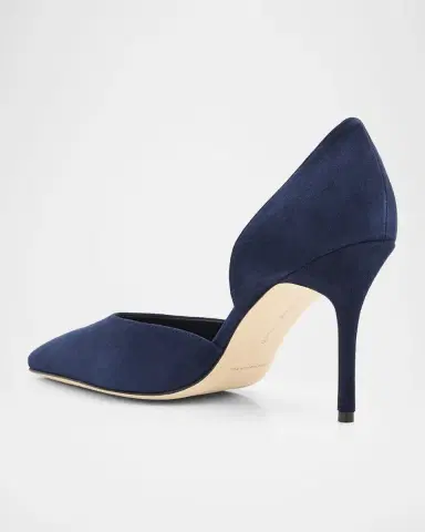 Manolo Blahnik 50mm Maren Suede Pointed-Toe Pumps | Thumbnail 4 Manolo Blahnik 50mm Maren Suede Pointed-Toe Pumps | Thumbnail 4