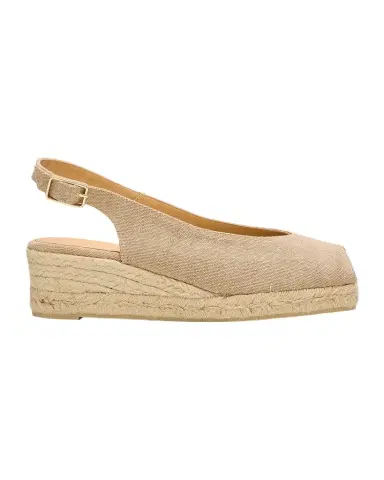 Castañer 50mm Dosalia Canvas Espadrille Wedge Sandals | Thumbnail 1 Castañer 50mm Dosalia Canvas Espadrille Wedge Sandals | Thumbnail 1