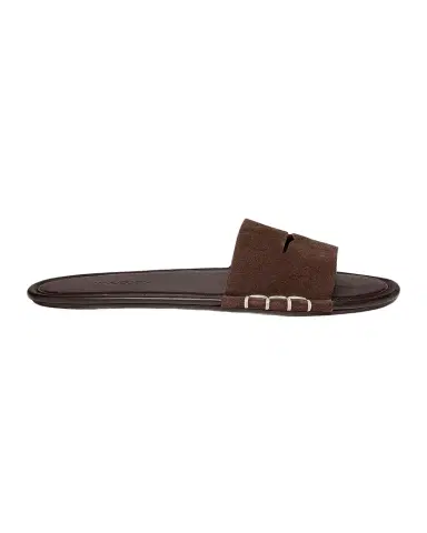JW Anderson Suede Loafer Slide Sandals | Thumbnail 1