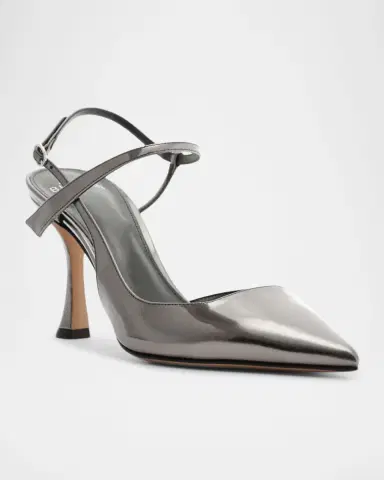 Alexandre Birman 85mm Tita Wrap Metallic Leather Pumps | Thumbnail 2 Alexandre Birman 85mm Tita Wrap Metallic Leather Pumps | Thumbnail 2