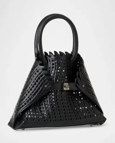 Akris Ai Little Cutout Leather Top-Handle Bag | Thumbnail 2