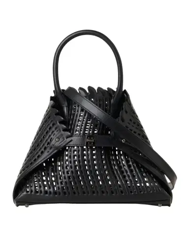 Akris Ai Little Cutout Leather Top-Handle Bag | Thumbnail 1