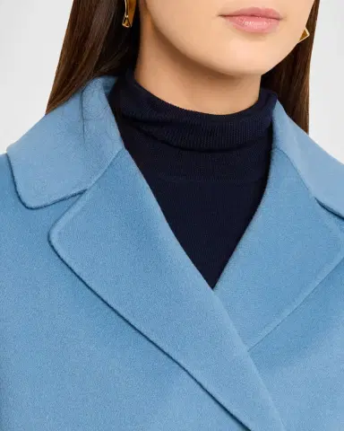 Max Mara Wool Broadcloth Midi Coat | Thumbnail 5