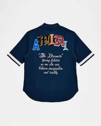 AMIRI Kid's Varsity Patch Baseball Shirt | Thumbnail 2 AMIRI Kid's Varsity Patch Baseball Shirt | Thumbnail 2