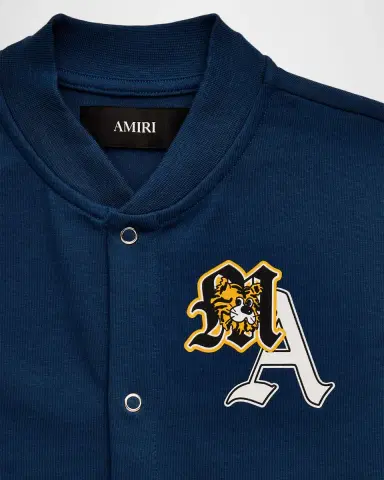 AMIRI Kid's Varsity Patch Baseball Shirt | Thumbnail 3 AMIRI Kid's Varsity Patch Baseball Shirt | Thumbnail 3