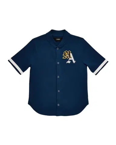 AMIRI Kid's Varsity Patch Baseball Shirt | Thumbnail 1 AMIRI Kid's Varsity Patch Baseball Shirt | Thumbnail 1