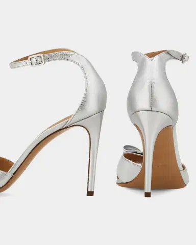 Ferragamo 95mm Roxy Metallic Leather Bow Sandals | Thumbnail 3 Ferragamo 95mm Roxy Metallic Leather Bow Sandals | Thumbnail 3