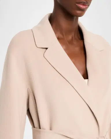 Max Mara Double-Faced Wool Wrap Coat | Thumbnail 5 Max Mara Double-Faced Wool Wrap Coat | Thumbnail 5